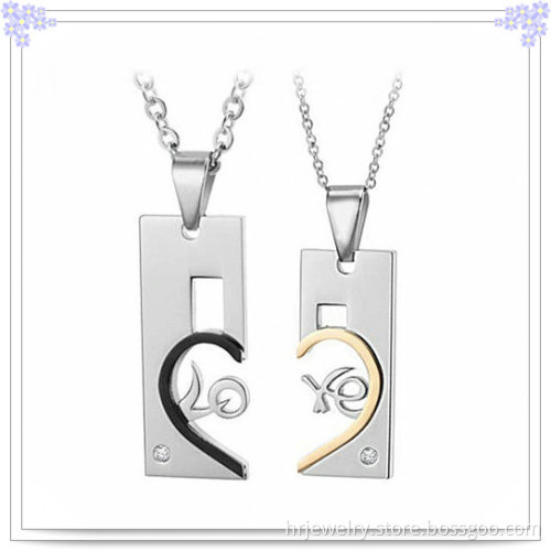 Stainless Steel Pendant Fashion Necklace for Lovers (HR2110)